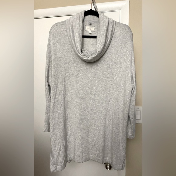 Lou & Grey Cowl Neck Tunic Top Size Small - Picture 1 of 7